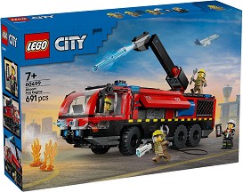 LEGO City - Летищна пожарна кола - Детски конструктор — 60499