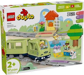 LEGO Duplo - Интерактивен приключенски влак - Детски конструктор — 10427