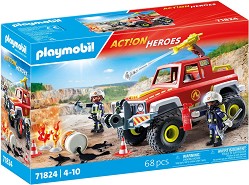 Playmobil Action Heroes - Противопожарен камион — 71824