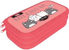Ученически несесер - Lizzy Card - С 3 отделения от серията Kittok Catto — 23045002