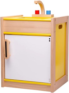 Детска дървена мивка - Bigjigs Toys - От серията Tidlo — T0158