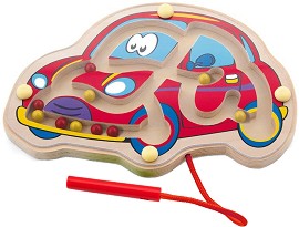Дървен лабиринт с топчета Кола - Viga Toys — 50163