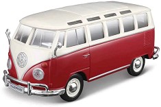 Метална количка за сглобяване Volkwagen Van Samba- Maisto Tech - С мащаб 1:25 — 39956