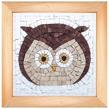 Каменна мозайка Бухал - Neptune Mosaic - С размери 17 х 17 cm