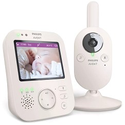Видео бебефон Philips Avent Premium SCD891/26 - С температурен датчик, мелодии, нощно виждане и възможност за обратна връзка