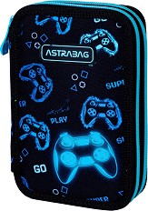 Ученически несесер - Astra S.A. - С 2 отделения от серията Отивам да играя