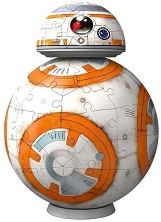 Star Wars BB-8 - 3D пъзел от 104 пластмасови части на тема Междузвездни войни — Ravensburger 11578