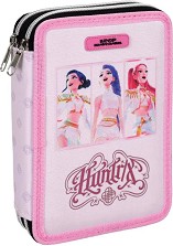 Несесер с ученически пособия Demon Hunters Huntrix - С 2 отделения на тема K-POP — 364-01100