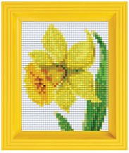 Мозайка в рамка Нарцис - Pixelhobby - Творчески комплект — 31281