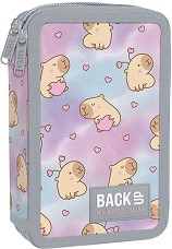 Несесер с ученически пособия BackUp DW 04 - С 2 отделения от серията Capybara Dream — 710087