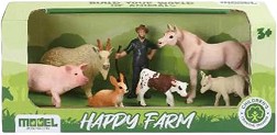 Фигурки на домашни животни с фермер Happy Farm — CY544085