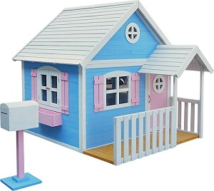 Дървена детска къща с веранда - Ginger Home - С размери 194 / 229 / 210 cm — C181