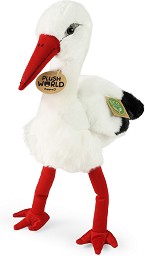 Плюшен щъркел Rappa - С височина 32 cm от серията Plush World — 261730