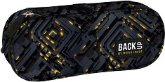 Овален ученически несесер BackUp A 65 - С 1 отделение от серията Cyber Grid — 709876