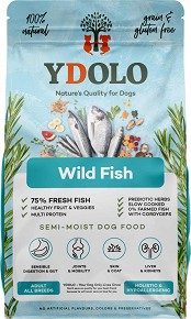 Полувлажна храна за кучета YDOLO — 10 кг, с дива риба, в зряла възраст