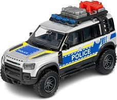 Метална количка Полиция Land Rover Defender 90 - Majorette — 8503712002038