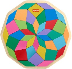 Дървена мозайка мандала - Fisher Price — HXT94