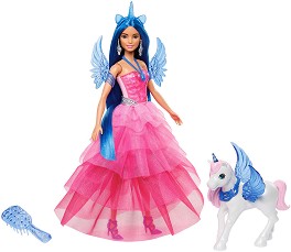 Кукла Барби принцеса с еднорог - Mattel - На тема Barbie — HRR16