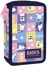 Несесер с ученически пособия BackUp - С 3 отделения от серията BFF Dogs — 710209