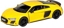 Метална количка Audi R8 - Goki - С отварящи се врати и pull-back механизъм — 12302