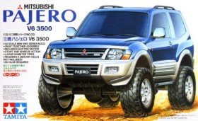 Джип - Mitsubishi Pajero V6 3500 - Сглобяем модел с мотор — Tamiya 19023