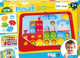 Моята първа мозайка Превозни средства - Lena - Творчески комплект от серията My first — 35633