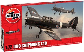 Военен самолет - De Havilland Chipmunk - Сглобяем авиомодел — Airfix A01054