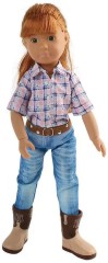 Кукла Клоуи каубой - Kruselings Dolls - С височина 23 cm и аксесоари — 126870