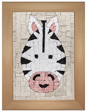 Каменна мозайка Зебра - Neptune Mosaic - С размери 12 х 17 cm