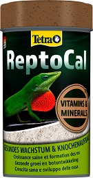 Минерална допълваща храна за влечуги Tetra ReptoCal - 60 г, с калций и фосфор и Витамин D3