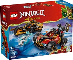 LEGO Ninjago - Комбинирани превозни средства на Кай и Коул - Детски конструктор — 71864