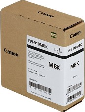 Касета с мастило за принтер Canon PFI-310 Matte Black - 330 ml