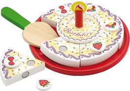 Дървен комплект за игра Торта - Viga Toys — 58499