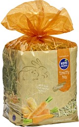 Сено за гризачи Homefriends Premium Nature - 600 г, с тимотейка, моркови и пащърнак