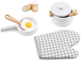 Дървен готварски комплект за игра - Viga Toys — 44693