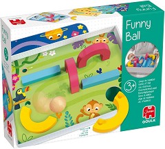 Забавно топче - Детска дървена игра — Goula 55264