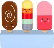 Дървени фигурки Сладоледи - Orange Tree Toys — OTT29621