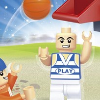 Детски конструктор BanBao - Баскетболни играчи — 8032