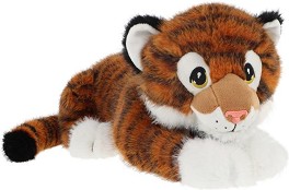 Еко плюшен тигър - Keel Toys - От серията Keeleco — SE3939