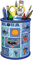 Моливник - Стич - 3D пъзел от 57 части на тема Лило и Стич — Ravensburger 11642