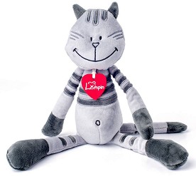Плюшено коте Матео - Lumpin - С височина 34 cm — 94089