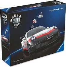 Порше 911 GT3 Cup - 3D пъзел от 108 пластмасови части — Ravensburger 12008039