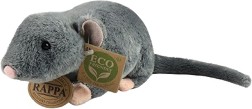 Еко плюшено сиво мишле - Rappa - С дължина 30 cm — 242692