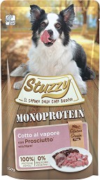 Пауч за кучета Stuzzy Monoprotein Adult - 150 г, с прошуто, в зряла възраст