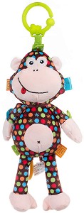 Музикална играчка за закачане BaliBazoo Monkey Martha