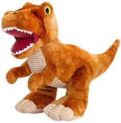 Екологичен плюшен динозавър Тиранозавър Рекс - Keel Toys - От серията Keeleco — SE6579B