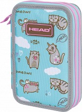 Ученически несесер Head - Astra S.A. - С 2 отделение от серията Meow — 503024019