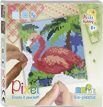 Мозайка с пиксели Розово фламинго - Pixelhobby - Творчески комплект — 44014