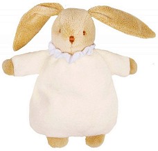 Плюшено зайче с дрънкалка Флуфи - Trousselier - С височина 20 cm — V6341 13