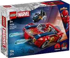LEGO Marvel Spidey - Спайдърмен с кола срещу Венъм във Върколака - Детски конструктор — 76336